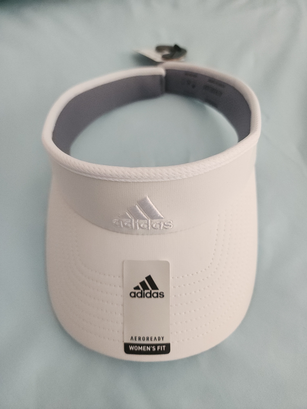 NWT Adidas White Visor Cap